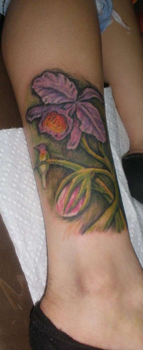 ORCHID FLOWERS JOURNEY!!! tattoo