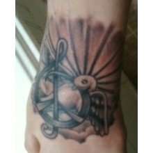 Peace Clef. tattoo