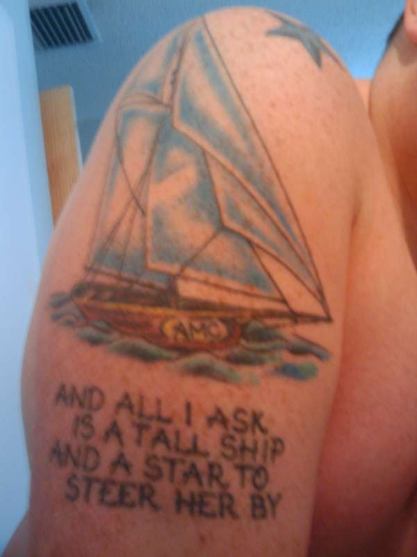 Sea Fever tattoo