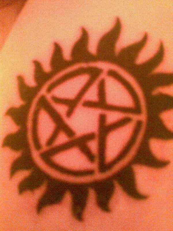 Supernatural pentacle tattoo tattoo