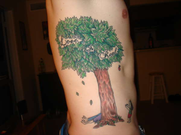 The Giving Tree tattoo.
