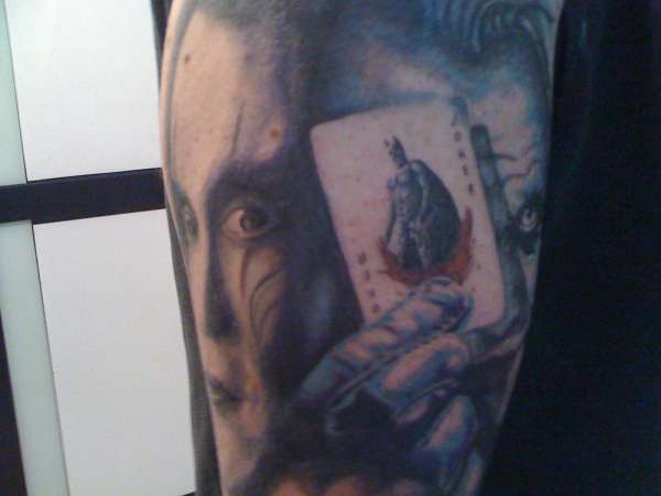 The Joker  and Eric Draven (The Crow) tattoo