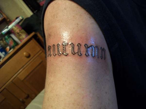 autumn tattoo