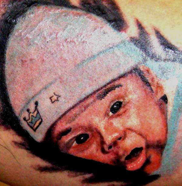 baby boy tattoo