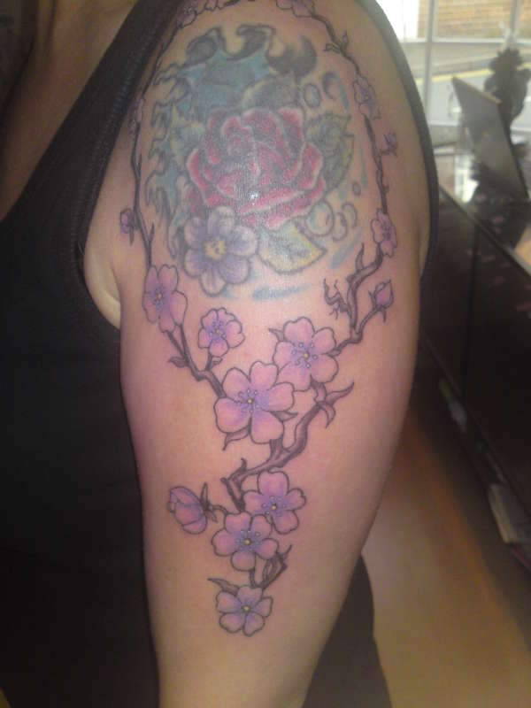 cherry blossom tattoo