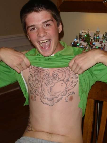chest tattoo
