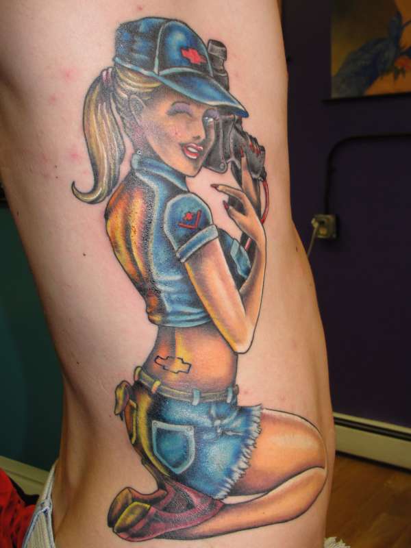 chevy girl tattoo