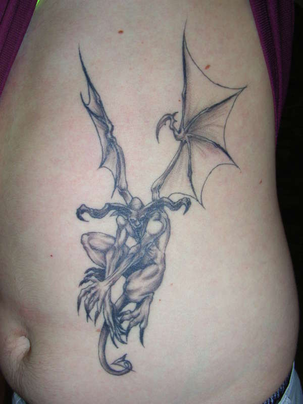 demon tattoo