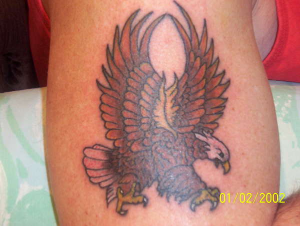 eagle I redid for my uncle tattoo