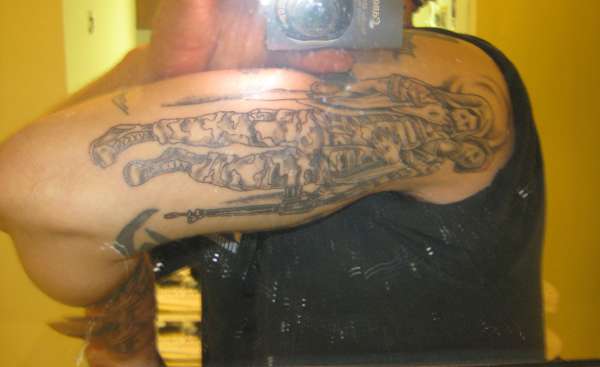 fallen soldier tattoo