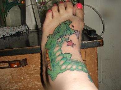 finished gator foot 2 tattoo
