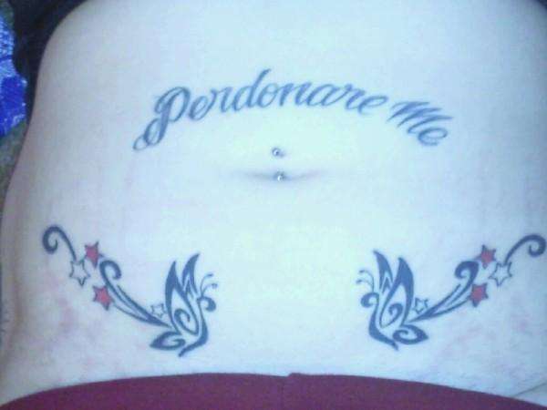 forgive me in italian tattoo