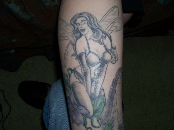 pinup fairy tattoo