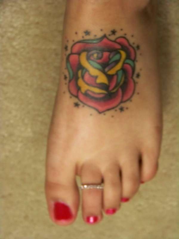 traditional rose tattoo tattoo