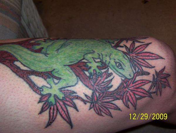 work I'm doing on myself tattoo