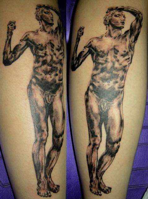 Auguste Neyt tattoo