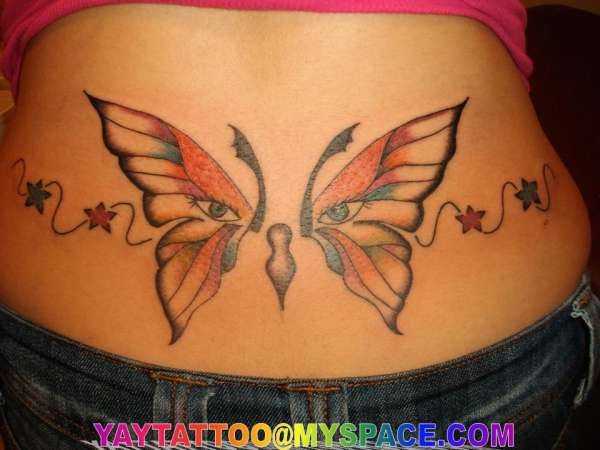 BUTTERFLY EYES tattoo