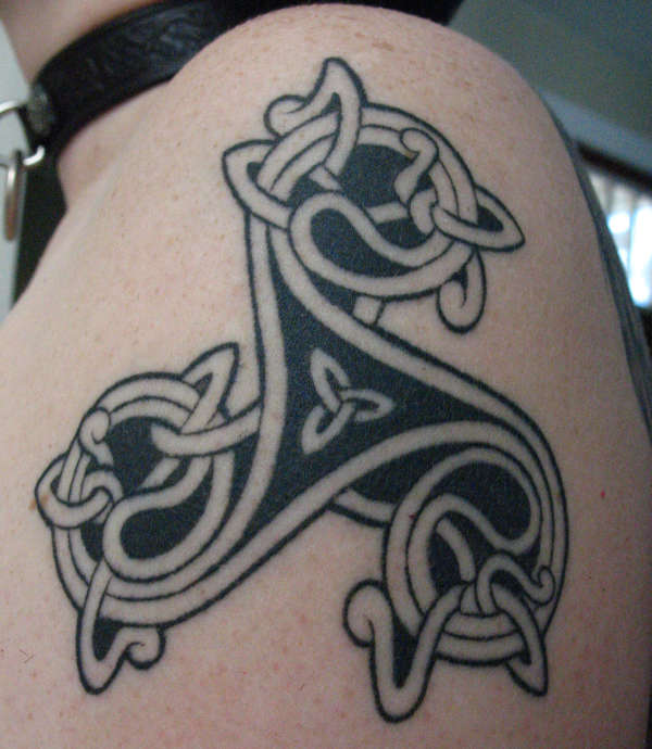 Celtic Triskele tattoo