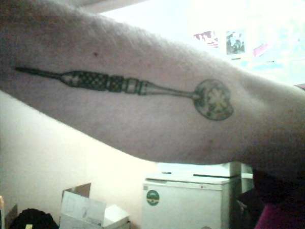 Darts and Luck tattoo