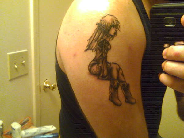 Elf girl tattoo