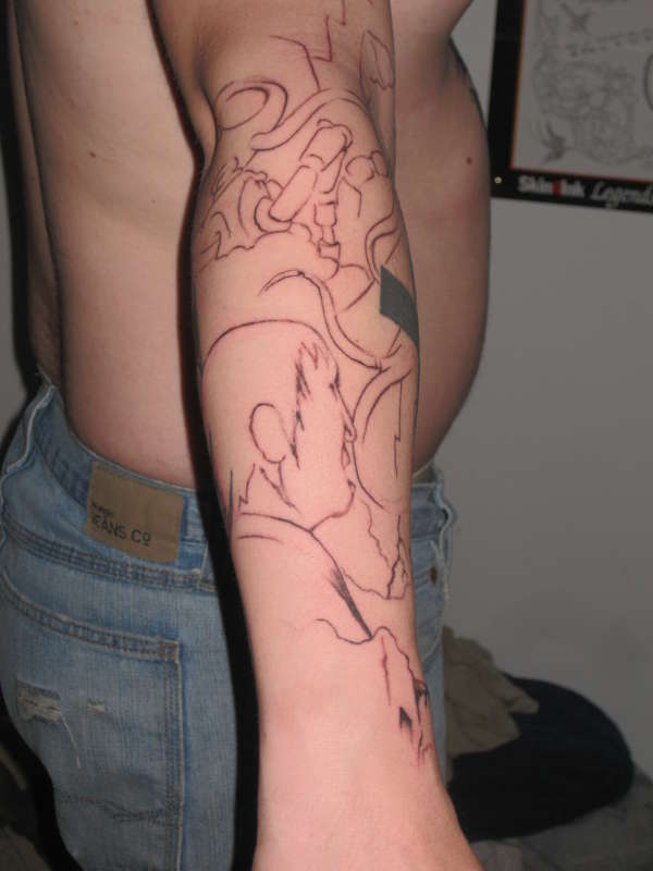 JUST GOT STARTED tattoo