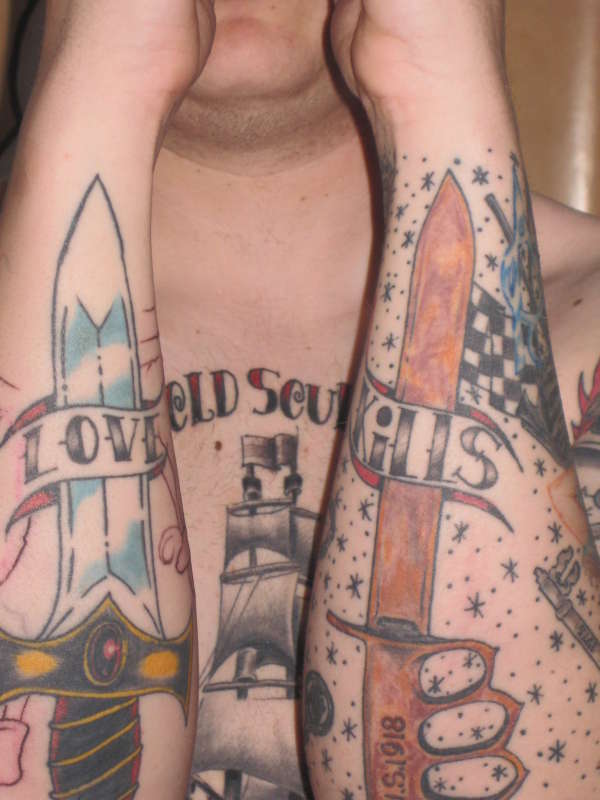 KNIFE tattoo