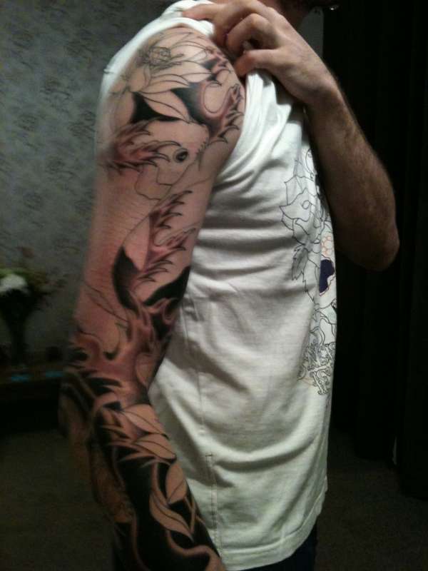 Koi 3/4 Sleeve tattoo