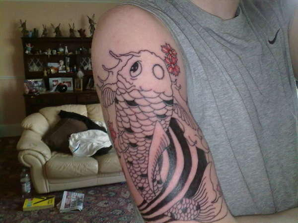 Koi Carp not finished yet tattoo