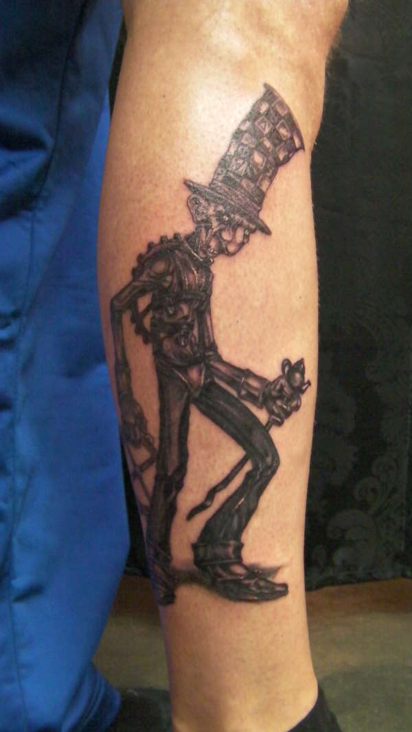 Mad hatter tattoo