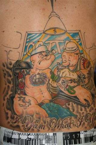 Popeye 2010 tattoo