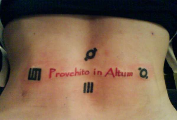 Provehito in Altum tattoo