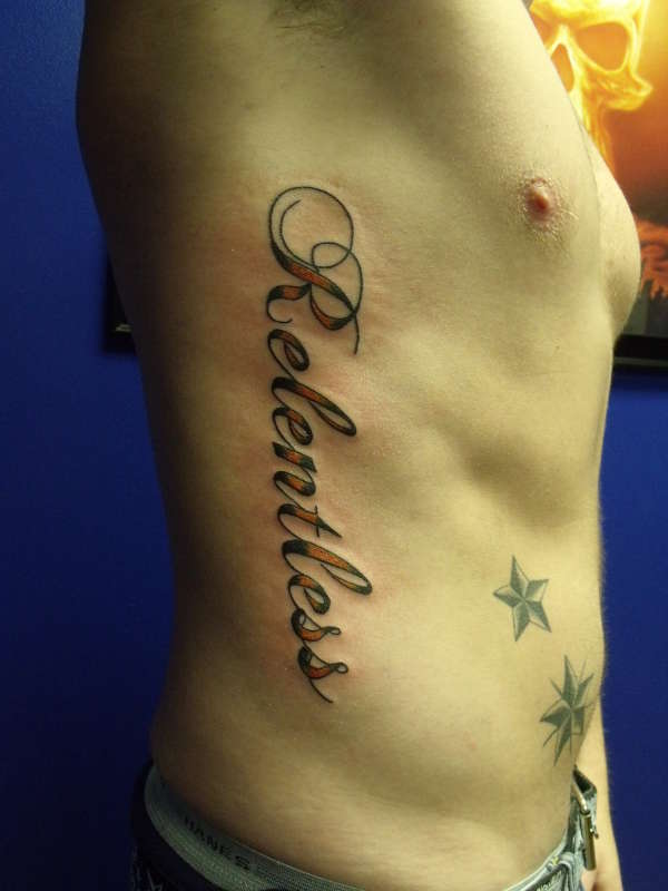 Relentless tattoo