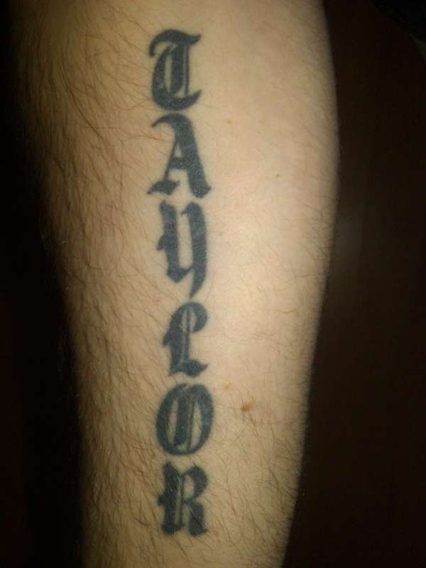 Right forearm tattoo