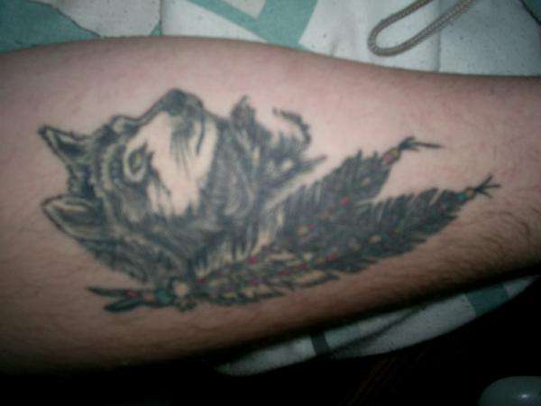 Wolf Tat tattoo