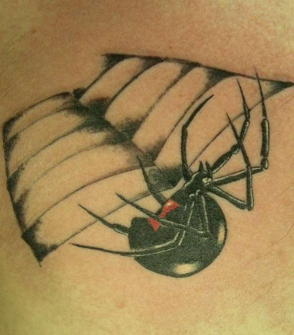 black widow tattoo
