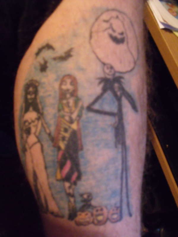calf piece tattoo