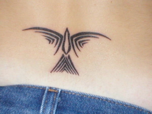 Black Phoenix tattoo