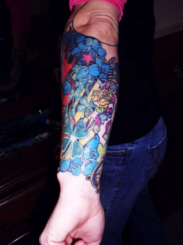 left sleeve tattoo