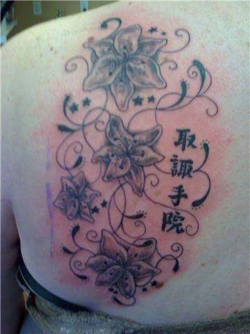 lilies tattoo