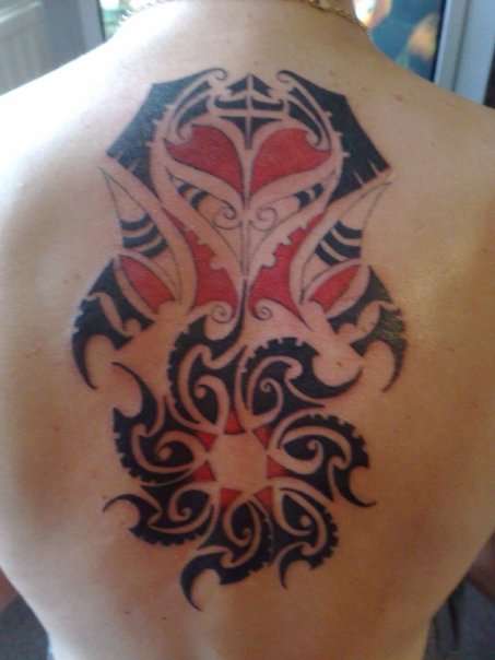 my back peice, tattoo