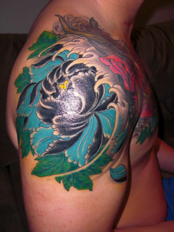 peony tattoo