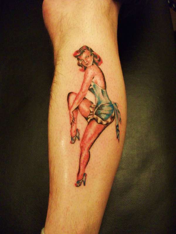 pin up by mark cummings tattoo