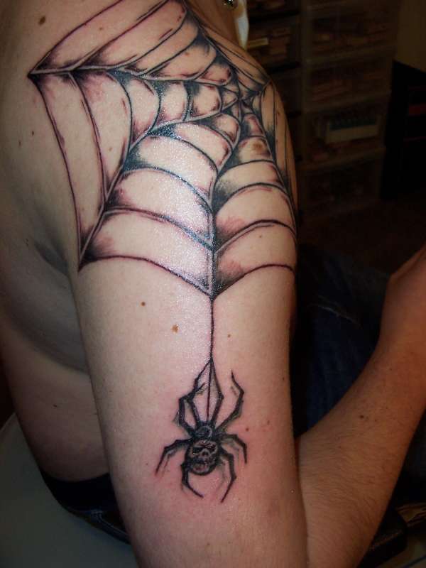 skullspider tattoo