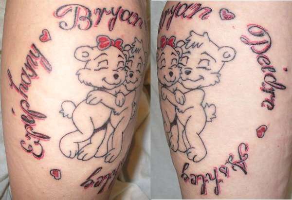 tat w/o shading tattoo
