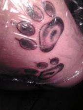 tiger paw tattoo
