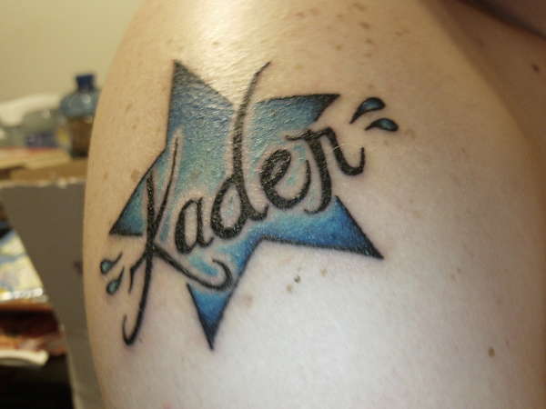 Blue Star tattoo