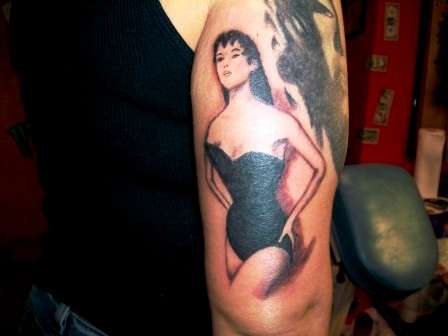 Brigette Bardot tattoo