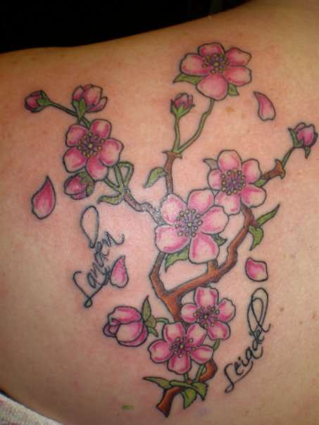 Cherry blossom tattoo