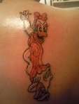 Daisy Duck tattoo