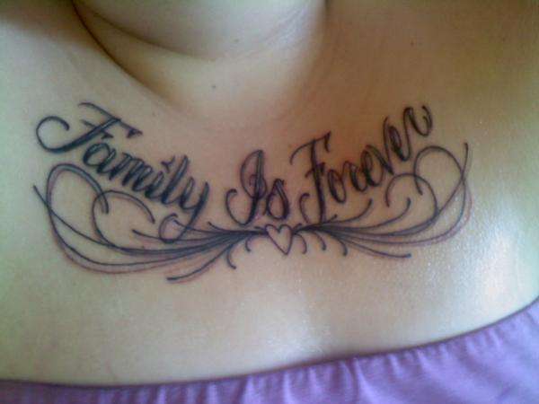 Family Is Forever tattoo